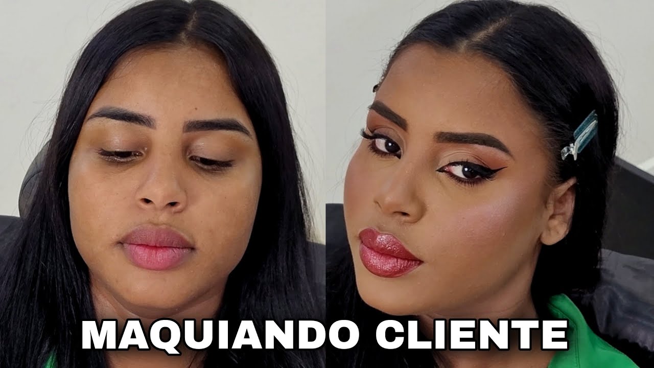 💄Maquiando cliente pele negra