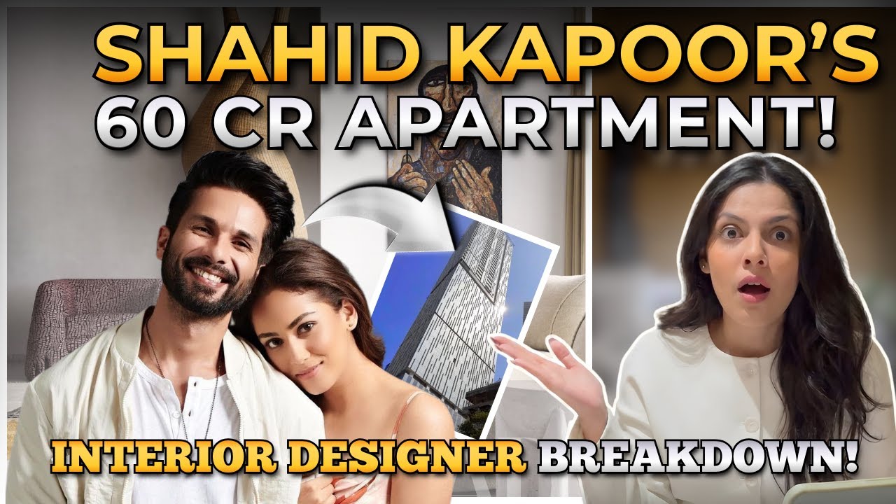 Interior Designer REACTS to Shahid and Mira Kapoor's LUXURY Mumbai House