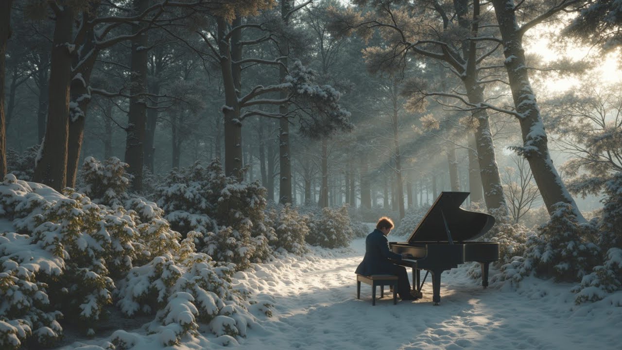 Snowy Forest Piano Study Playlist ~ Спокойная инструментальная музыка для концентрации