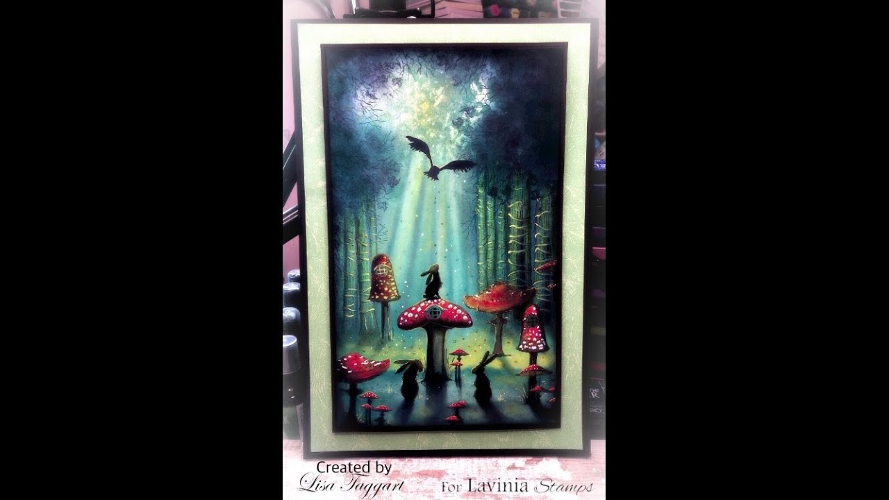 ‘Toadstool wood’ #laviniastamps