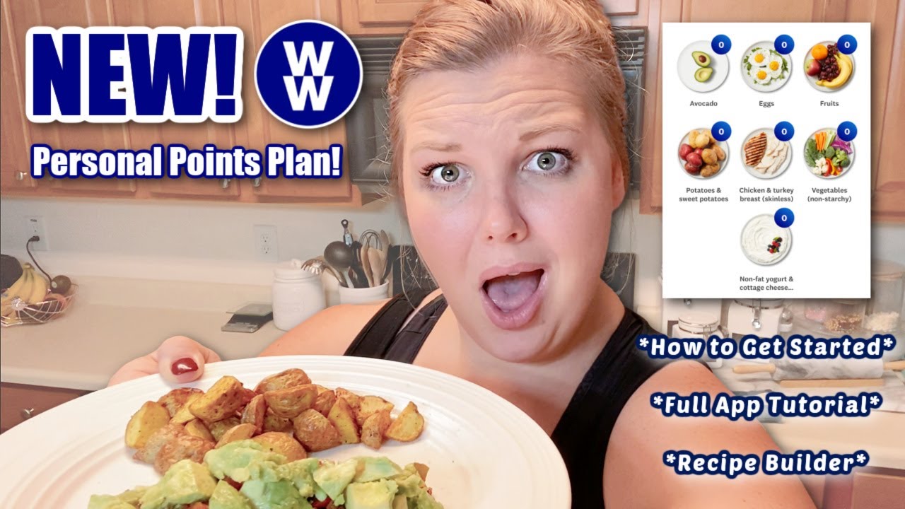 NEW WW PLAN 2022! WW Personal Points Plan || WW APP TUTORIAL! Recipe Builder