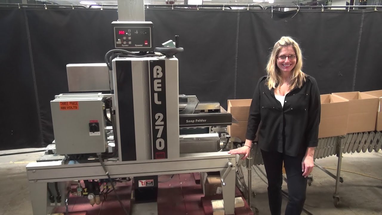 Belcor Model 270 Automatic Uniform Top/Bottom Hot Melt Glue Case Sealer