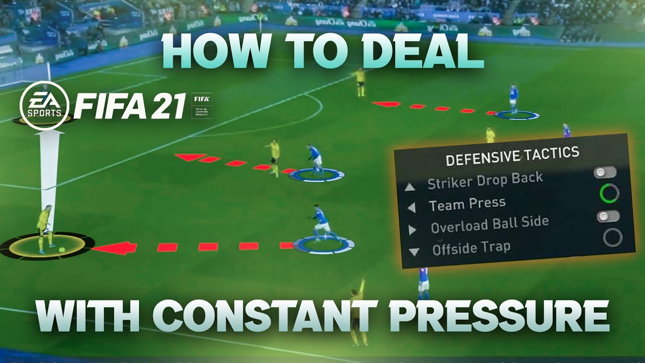 HOW TO BEAT CONSTANT PRESSURE/TEAM PRESS? DETAILED TUTORIAL| FIFA 21| FIFA 22