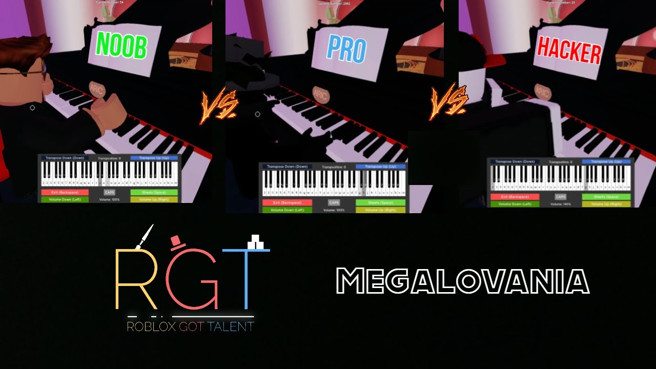 Megalovania | Noob vs Pro vs Hacker [Roblox's Got Talent]