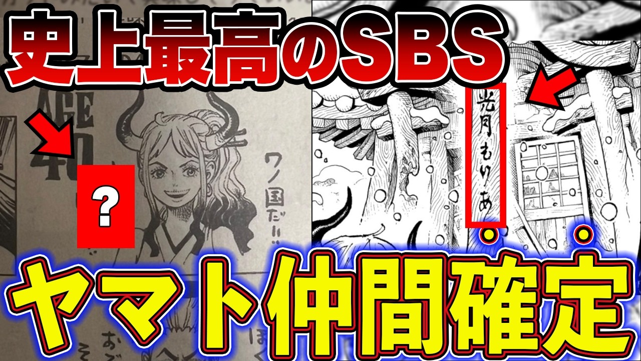 【114巻SBS】尾田先生ネタバレ連発！史上最強のSBS徹底解説【ワンピース】【ゆっくり解説】