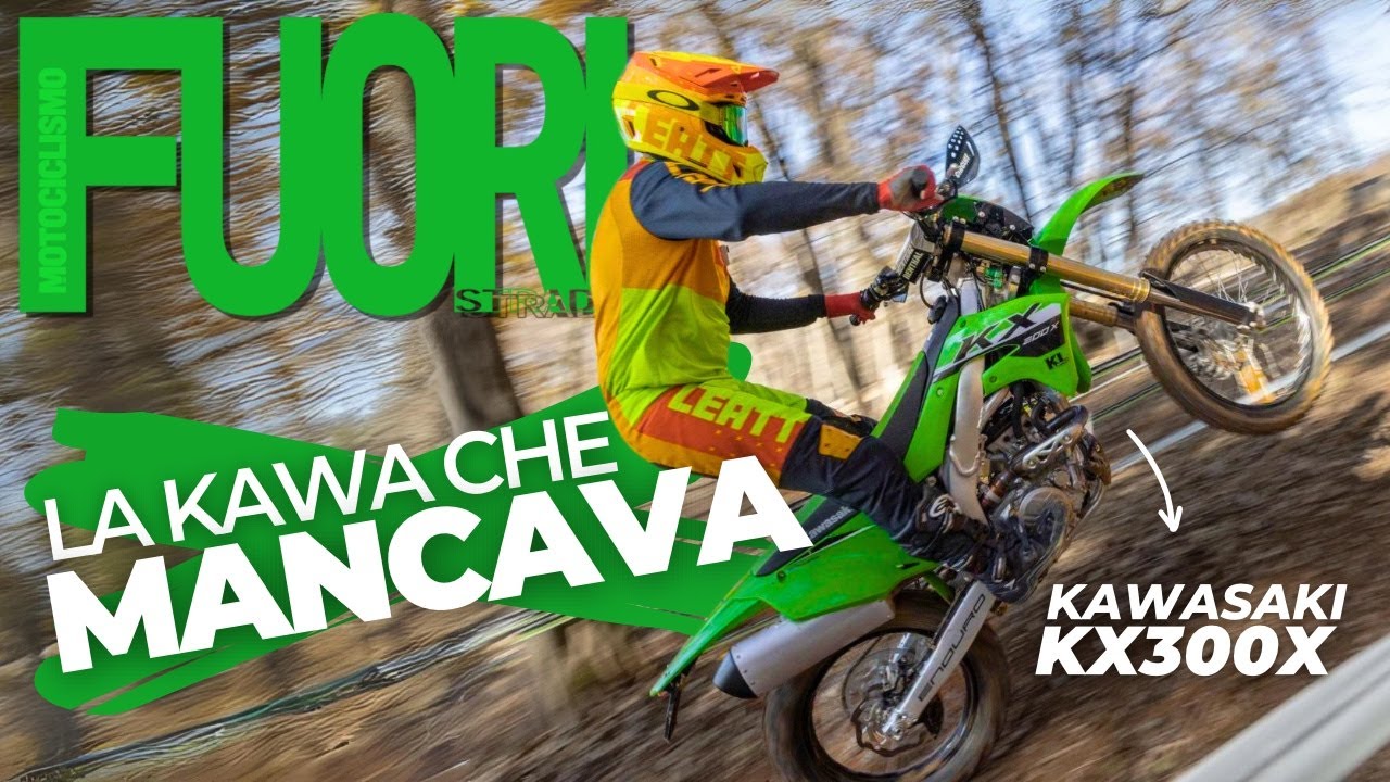 KAWASAKI KX300X il TEST della NUOVA ENDURO, alla DIRT ARENA
