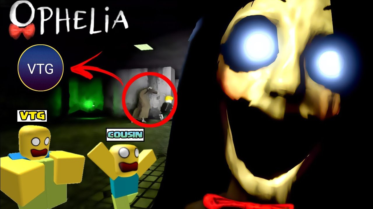 Me And My Cousin Played Ophelia Horror Game In Roblox|On Vtg!