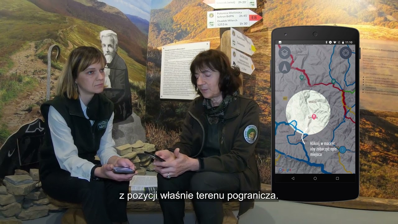 Dwie aplikacje po Bieszczadach