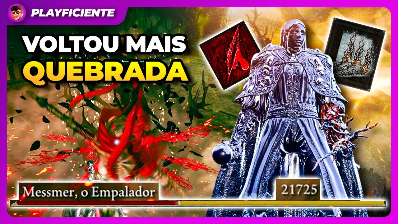 A BUILD dos Espinhos Impenetráveis voltou MAIS QUEBRADA na DLC de Elden Ring