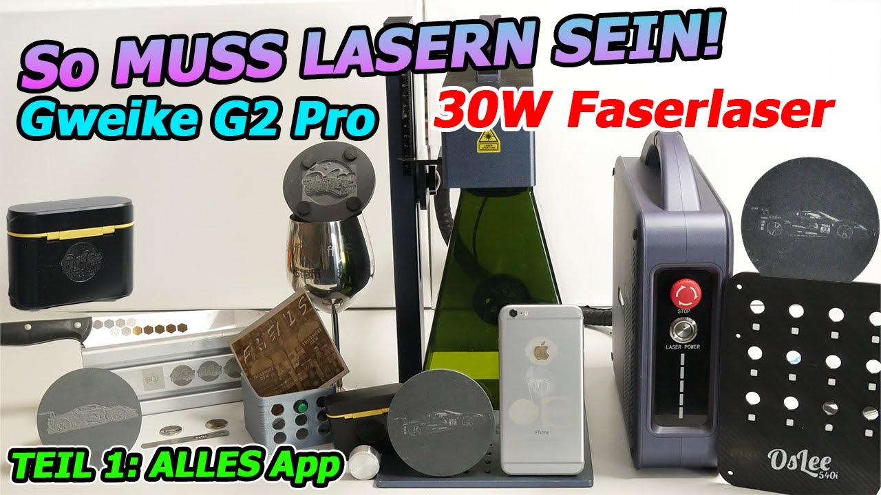 DA BRENNT DIE HÜTTE! Gweike G2 Pro 30W Faserlaser