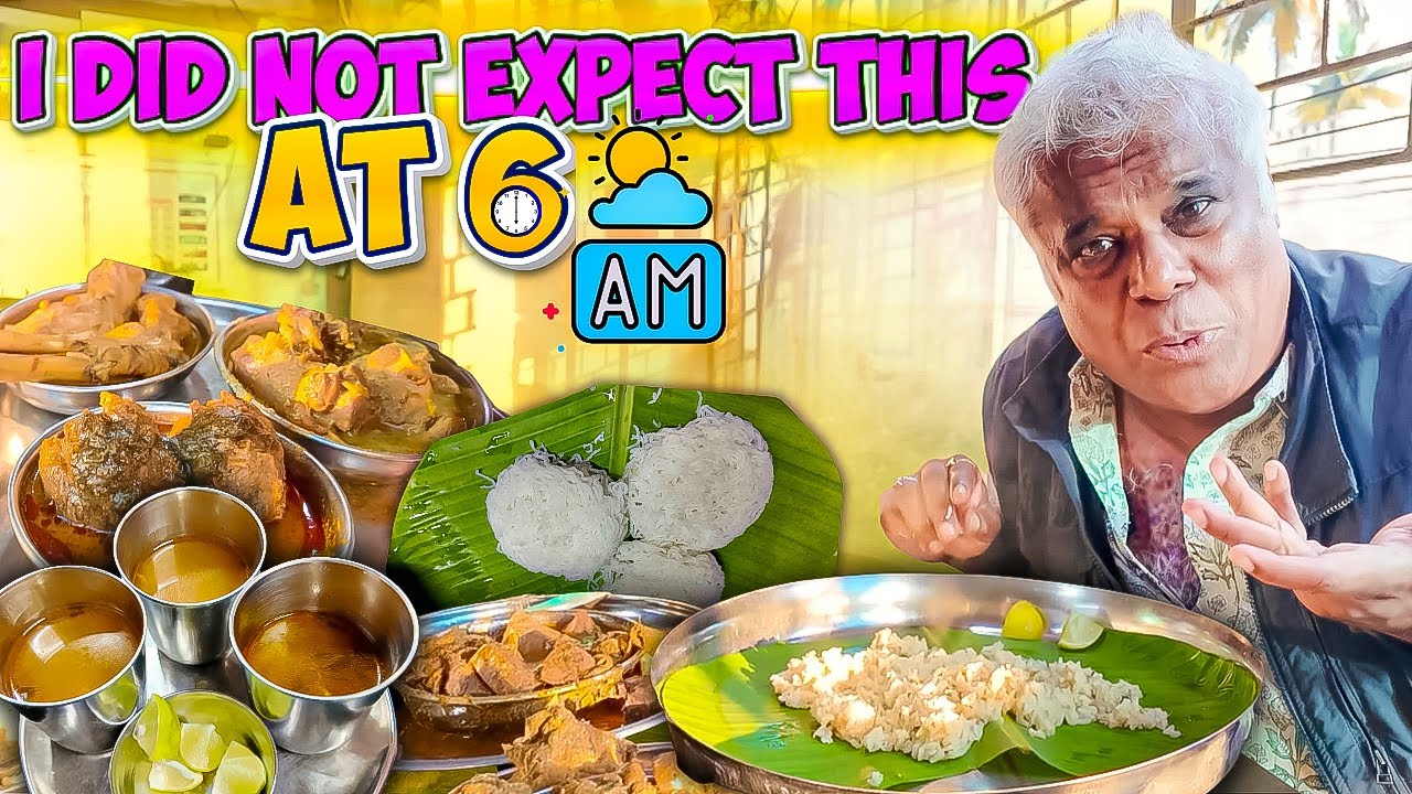 Mutton Paya Soup with Idli, Kheema and Pepper chicken gravy at 6:00 AM in Mysuru, Karnataka 🤯🤤