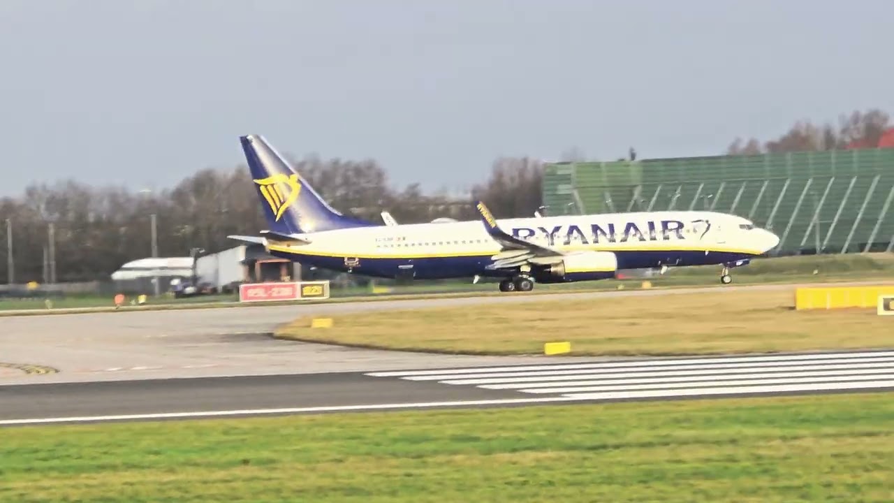 Gareth having trials (Manchester Airport)