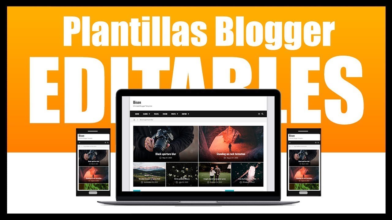 🔴 Descargar Plantillas para Blogger Gratis 2025 (Editables y Responsive)