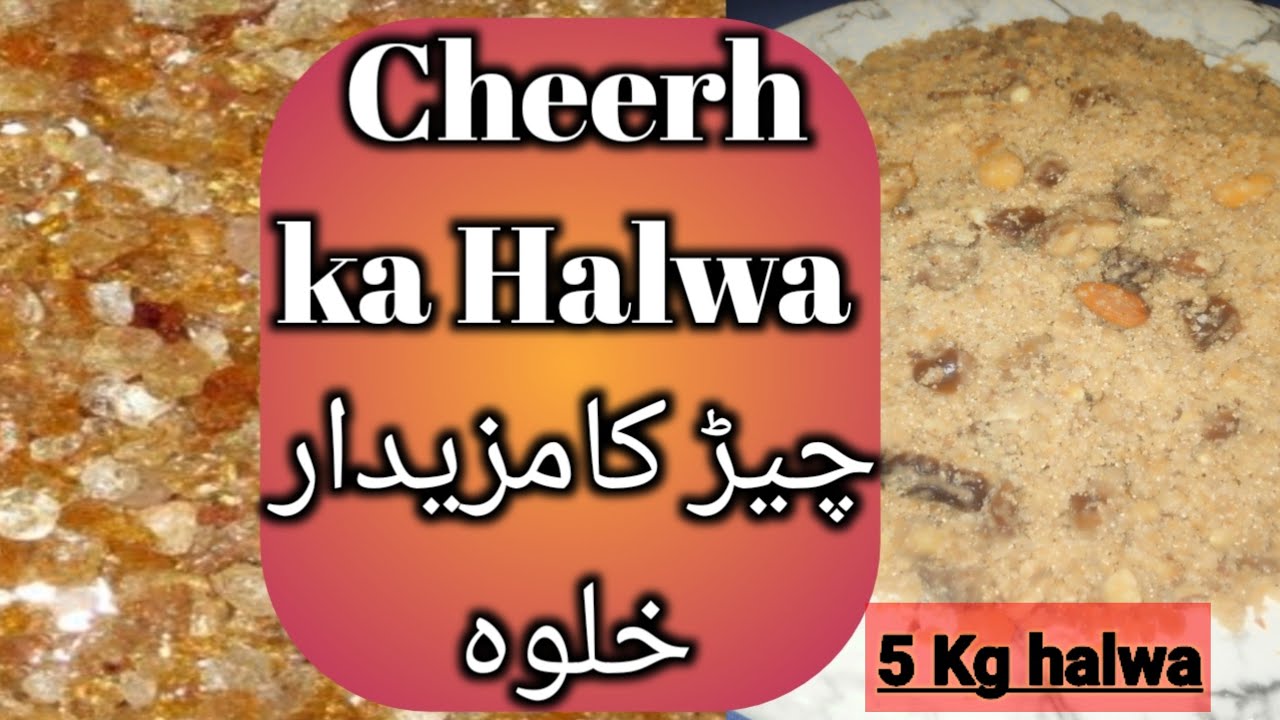 Gond Halwa/ چیڑ کا مزیدارخلوہ/ Panjiri Recipe/ Sooji ka khushk halwa/ By ChandBe