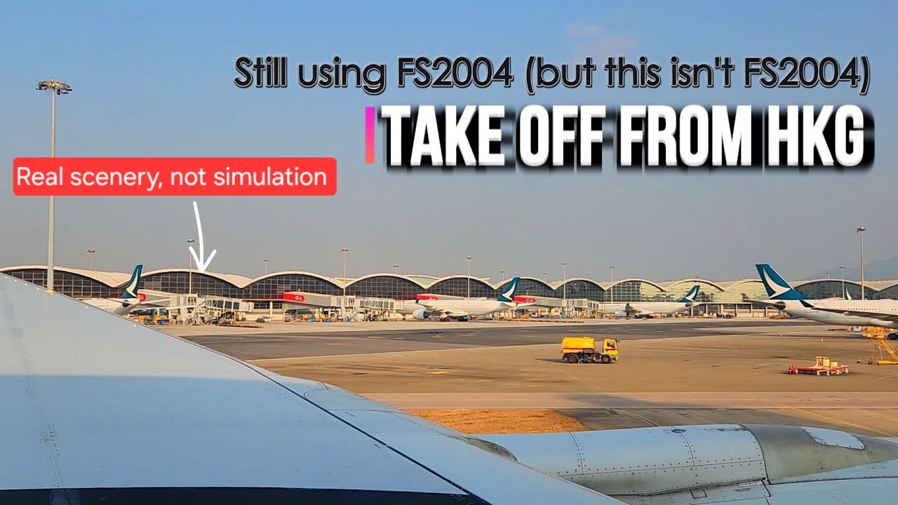 Real World Takeoff: Singapore Airlines 777-300ER from Hong Kong | Passenger View