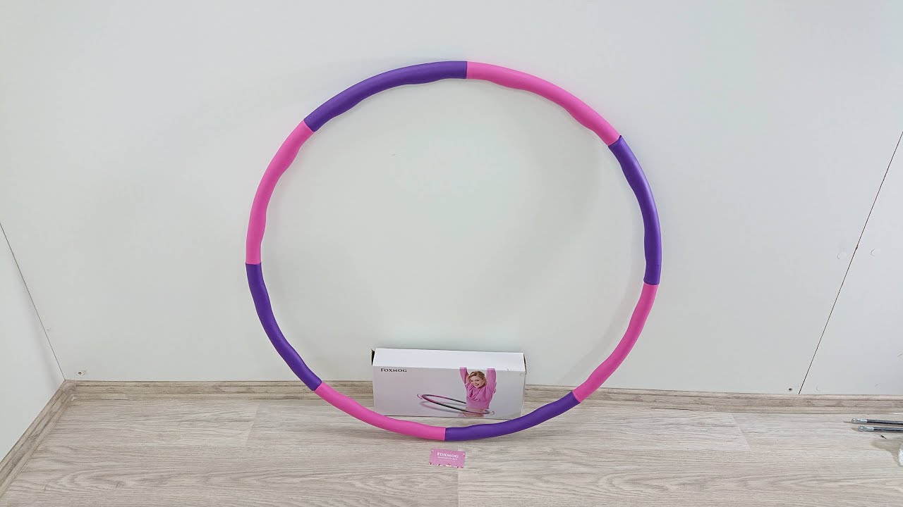 Mas&aacute;žn&iacute; obruč Hula hop růžovo-fialov&aacute;
