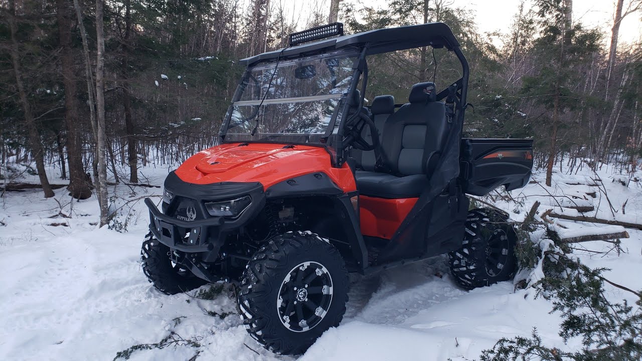 Using our Intimidator 750 Classic Side by Side UTV from Kingstons Karts on the Homestead.