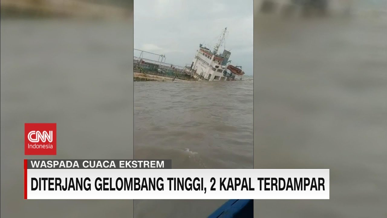 Diterjang Gelombang Tinggi, 2 Kapal Terdampar