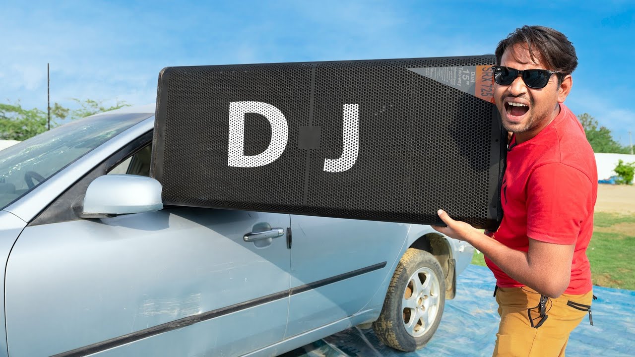 We Put Big DJ In Car - कार के काँच टूट गये | Don't Try