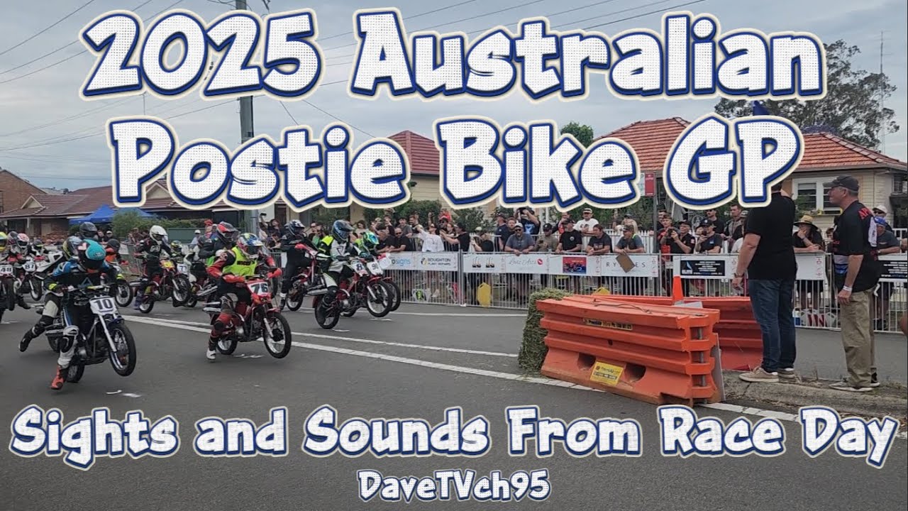 2025 Australian Postie Bike Grand Prix. Sights and Sounds From Sunday