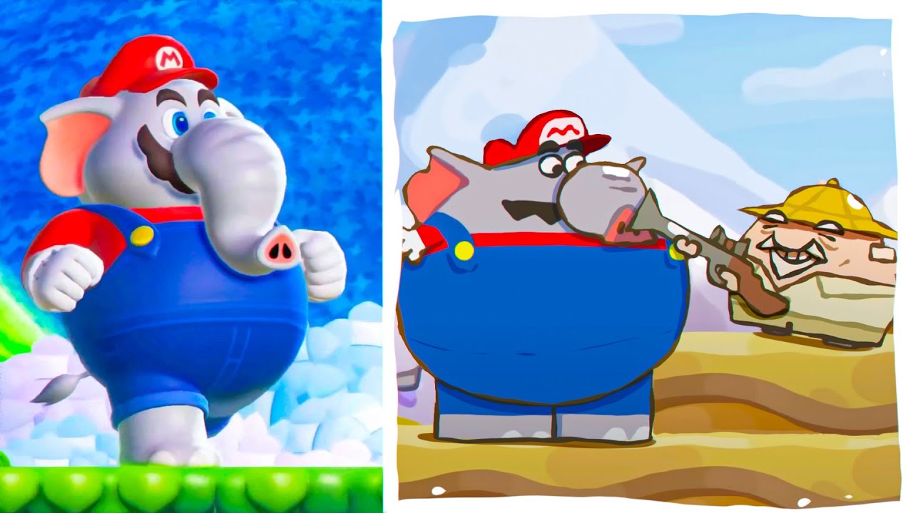 Mario Wonder, mas é uma ANIMAÇÃO INCRÍVEL!