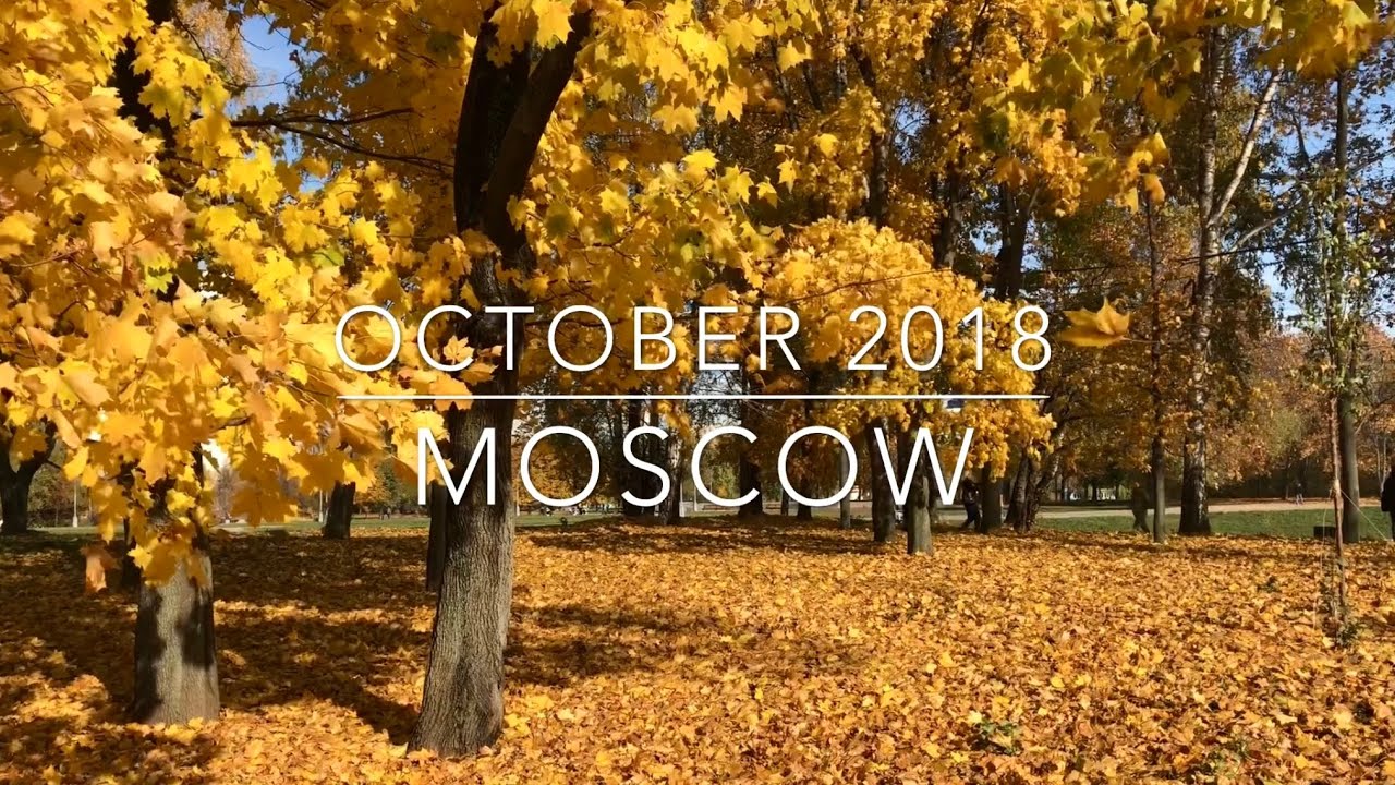L'automne russe. Russian autumn. Русская осень. Le russe facile