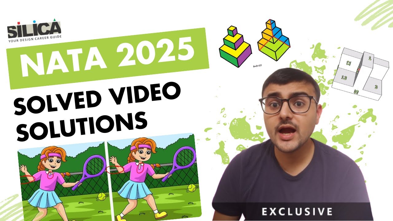 NATA 2025 Solved Paper | NATA 2025 Video Solutions  | NATA 2026 Preparation | Crack NATA 2026 Exam