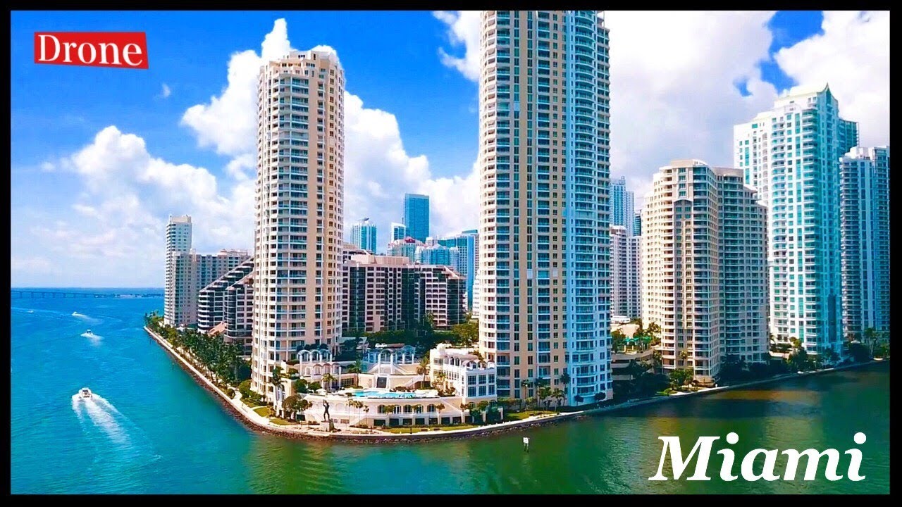 Downtown Miami By Drone