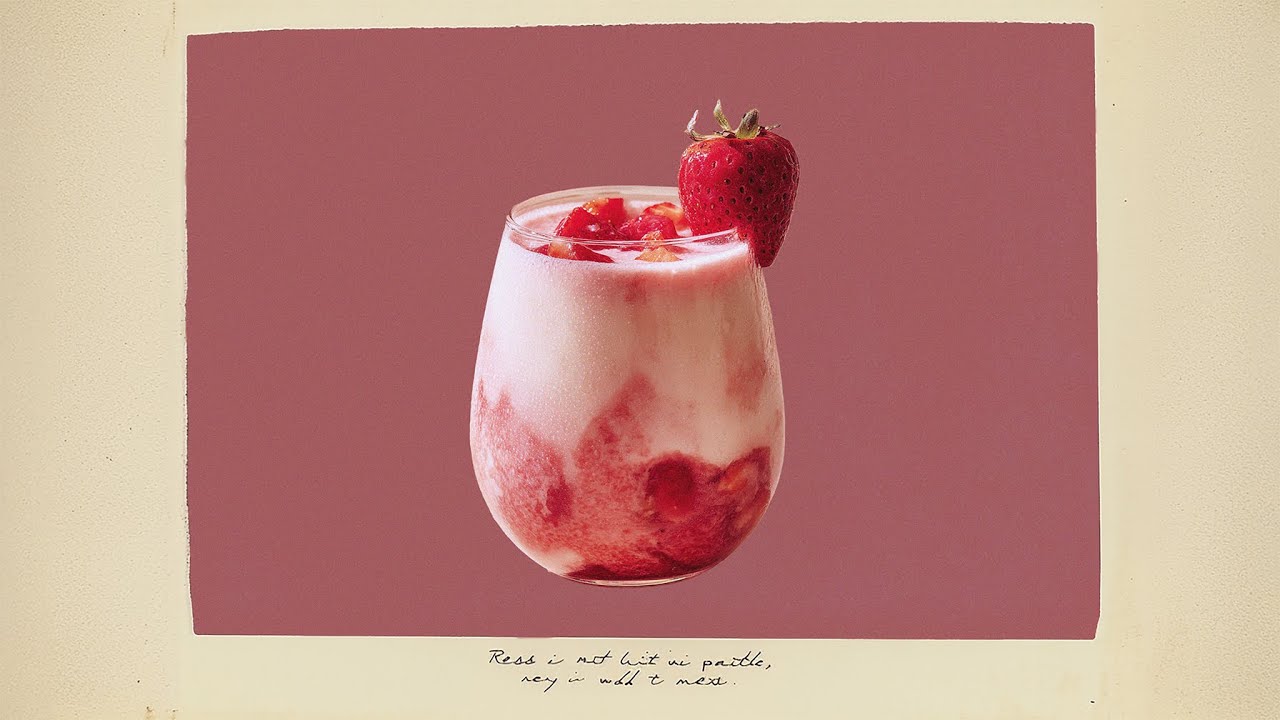 Fresh Strawberry Milk.