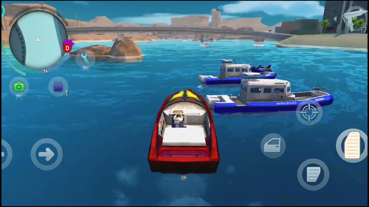 Sea ride level 1 part 39 and other super stunt high graphics Gangstar Vegas new gameplay