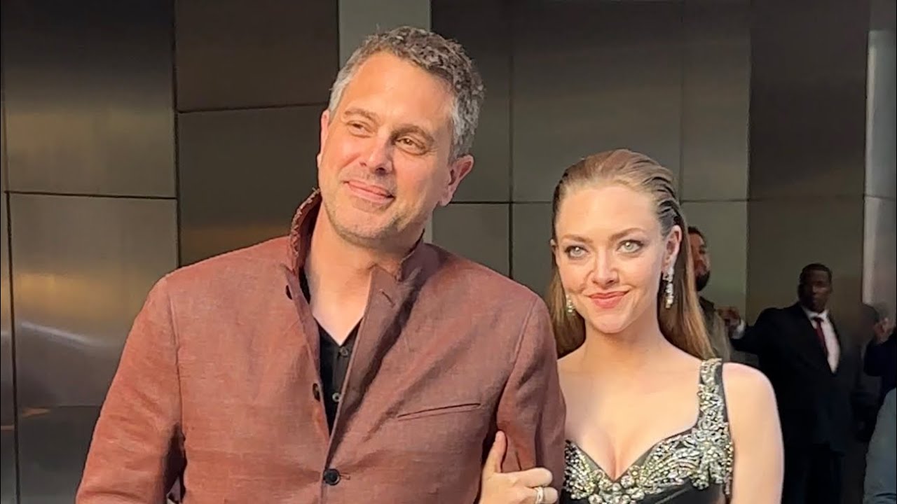 Amanda Seyfried and Thomas Sadoski at the Crowded Room Premiere