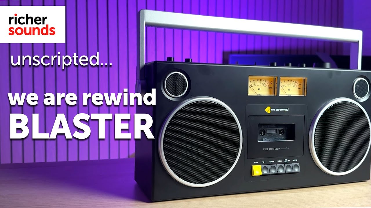 A Modern Boombox? | We Are Rewind Blaster | Unscripted Overview | Richer Sounds