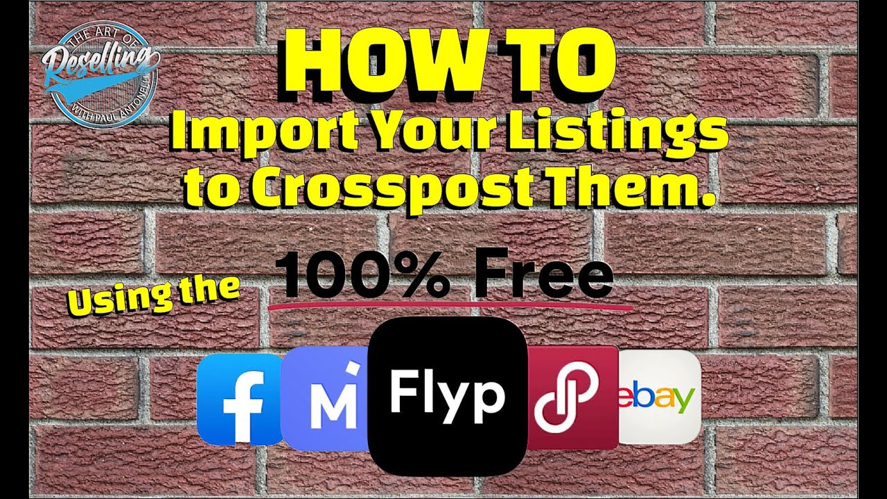 How To Cross List from Ebay with the FREE Flyp Crosslister Chrome Extension