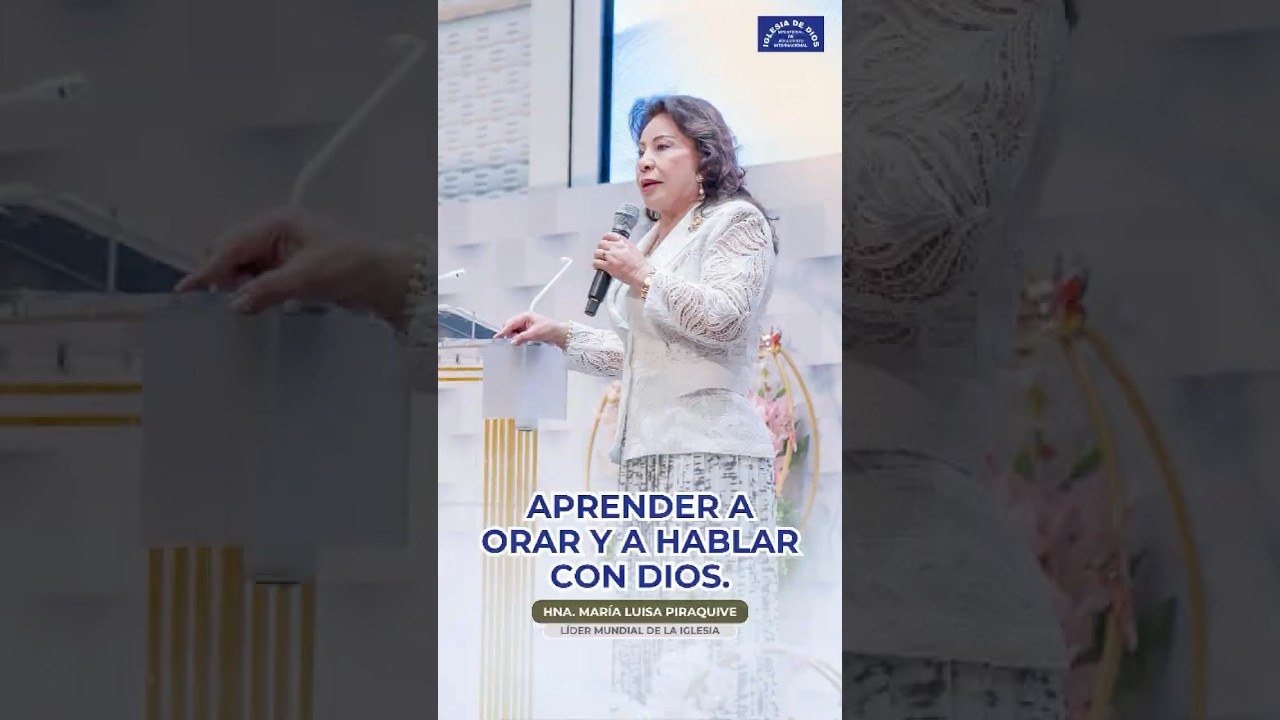 Aprender a orar y a hablar con Dios. #idmji