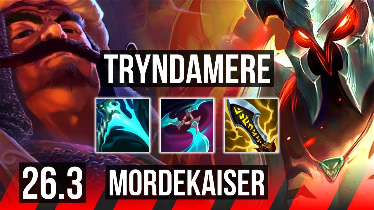 TRYNDAMERE vs MORDEKAISER (TOP) | Good KDA: 7/1/8 | KR Master | 26.3