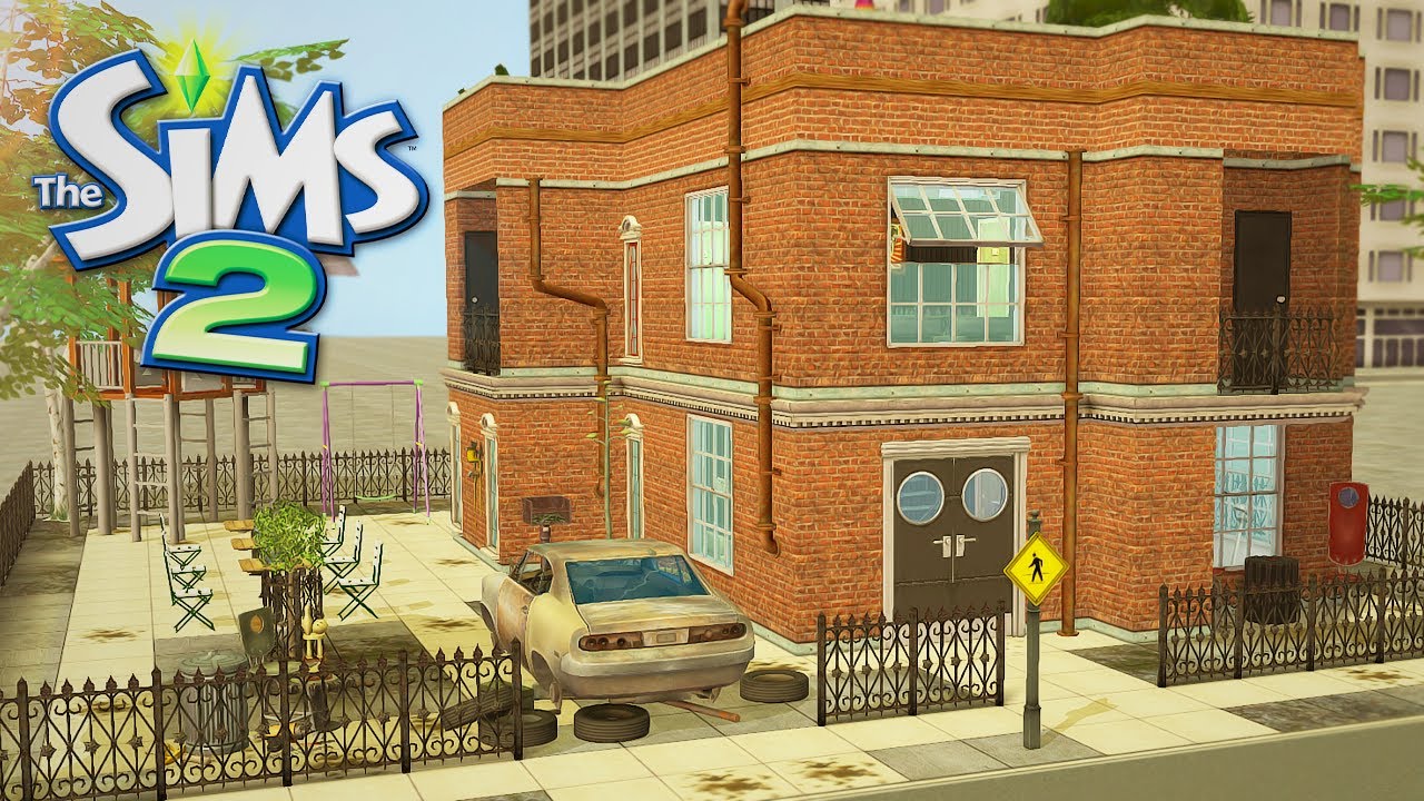 Rundown Industrial Apartment // The Sims 2: Apartment Build