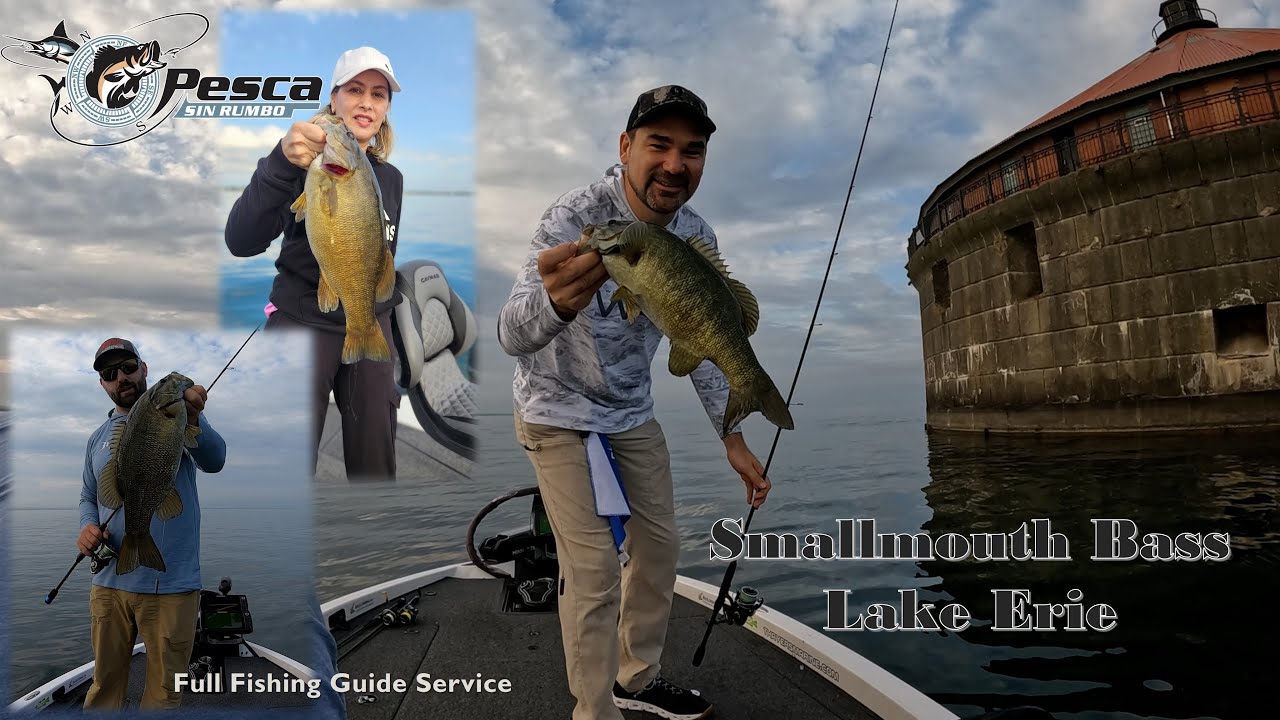 Pescando Nuestros Primeros SmallMouth Bass  en Lake Erie