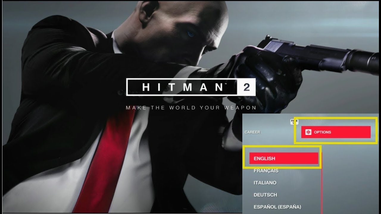 |Hitman 2| how to change language in Hitman 2