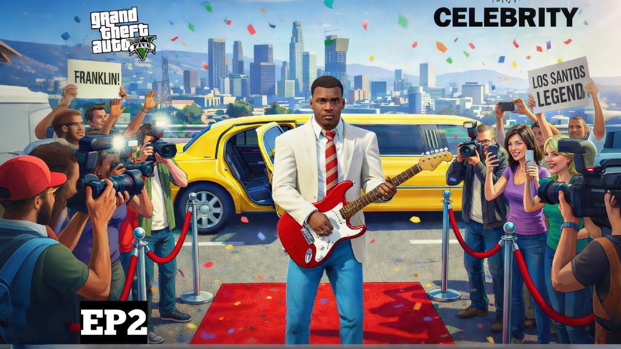 Franklin Becoming a Celebrity | Real Problems Begin | GTA 5 Part 2