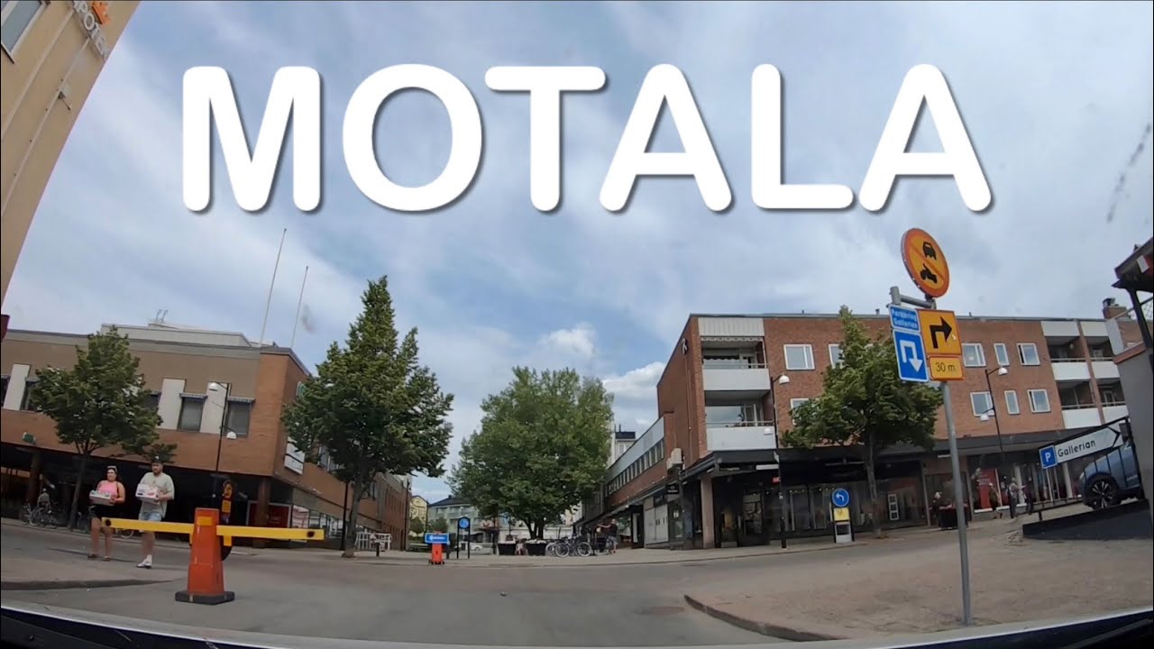 Kör runt i Motala under Vätternrundan.