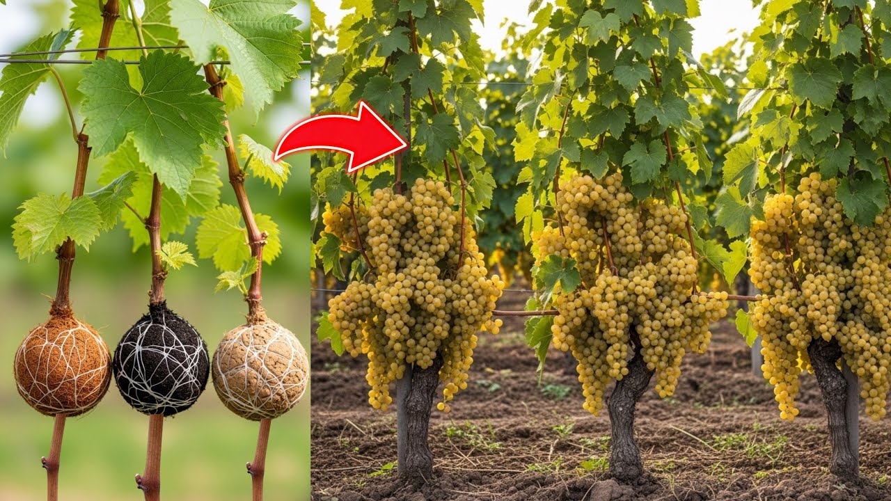 Tried Cocopeat, Compost & Soil &mdash; This One Grew Grapes the Fastest!