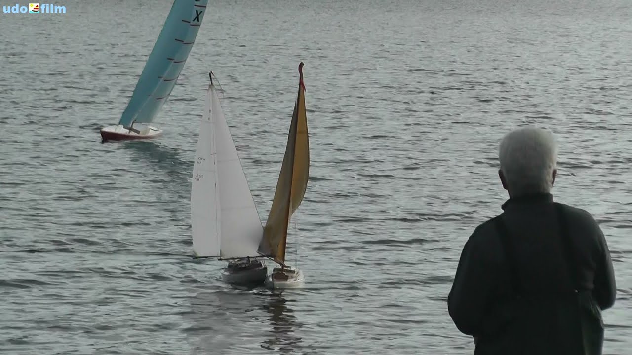 RC Segelfreunde am Eixer See (Selbstbau Ten Rater und Miramare, 2 x Graupner Gracia)