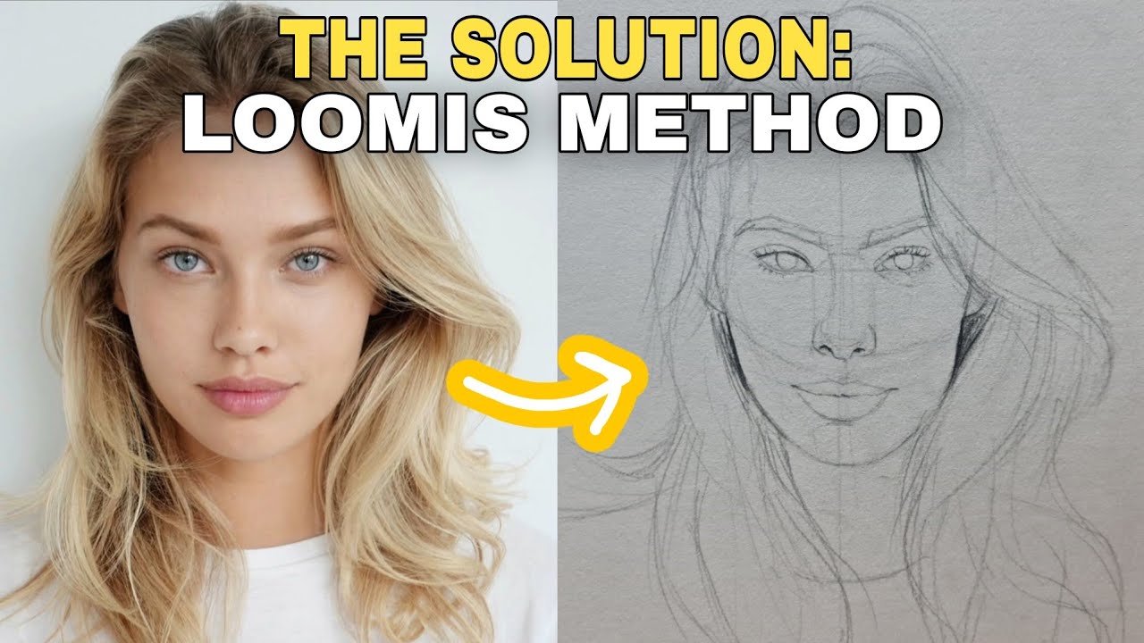  How to draw a PORTRAIT with LOOMIS METHOD 