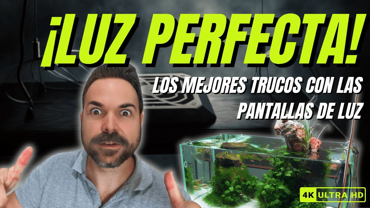 ¡Los MEJORES TRUCOS con las PANTALLAS de LUZ para tu ACUARIO! 💡🌿