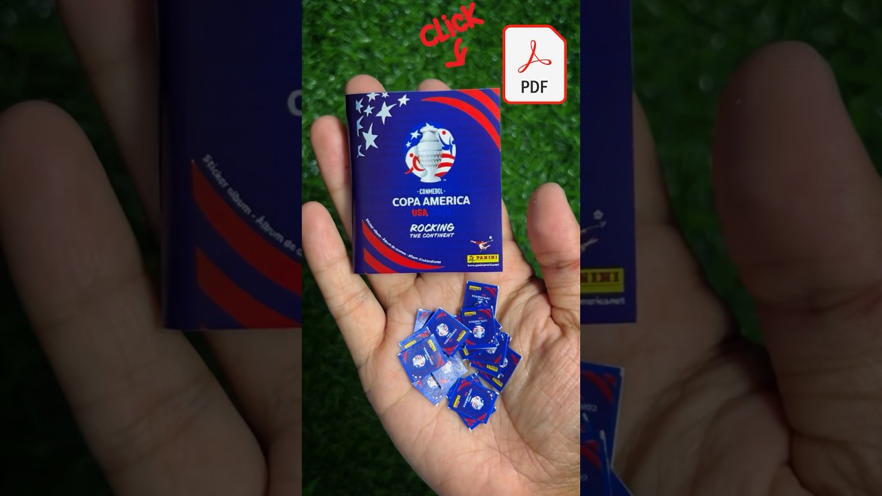 Mini Album Copa America USA 2024 🇺🇸⚽️ #copaamerica2024 #usa #futbol #panini