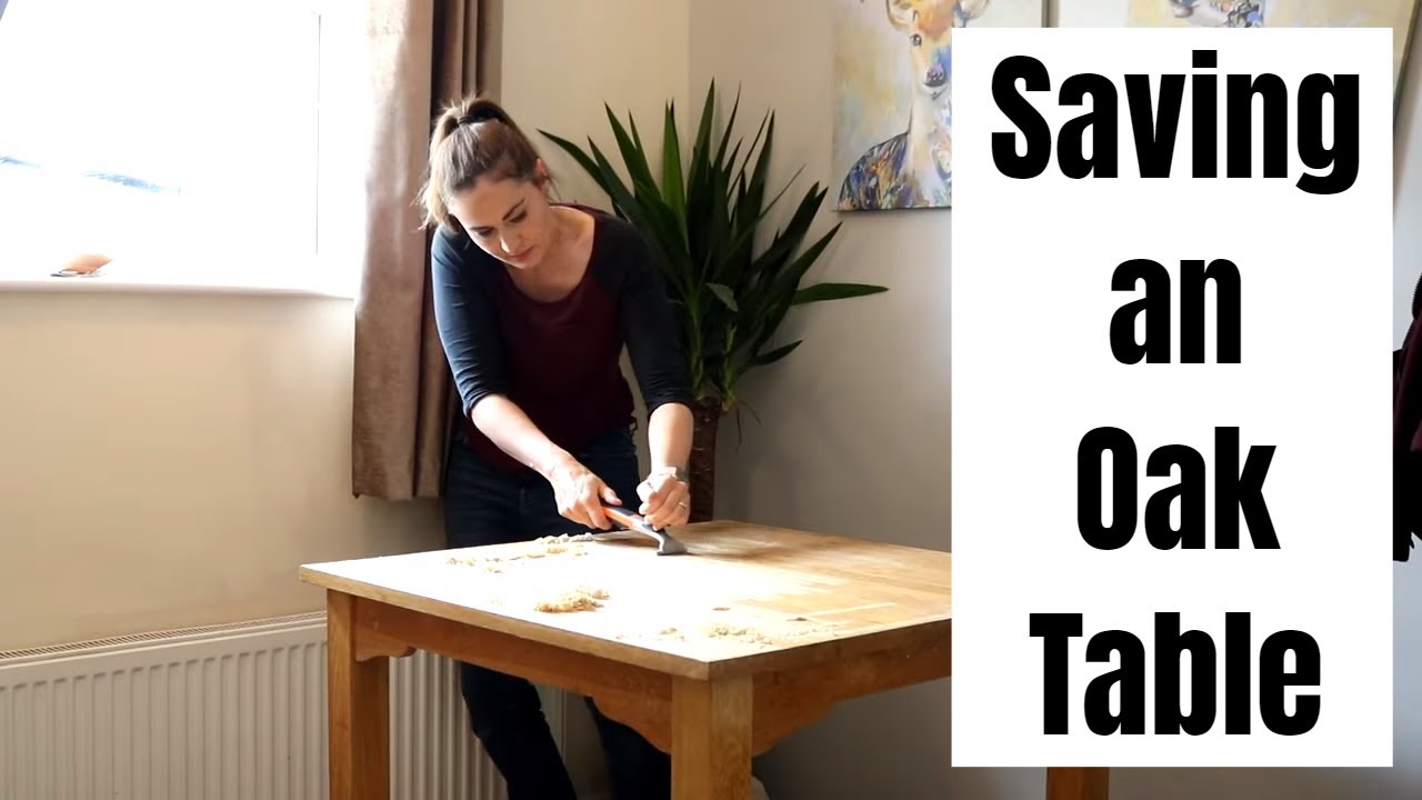 Restoring an Oak Table Skip Find | The Carpenter's Daughter