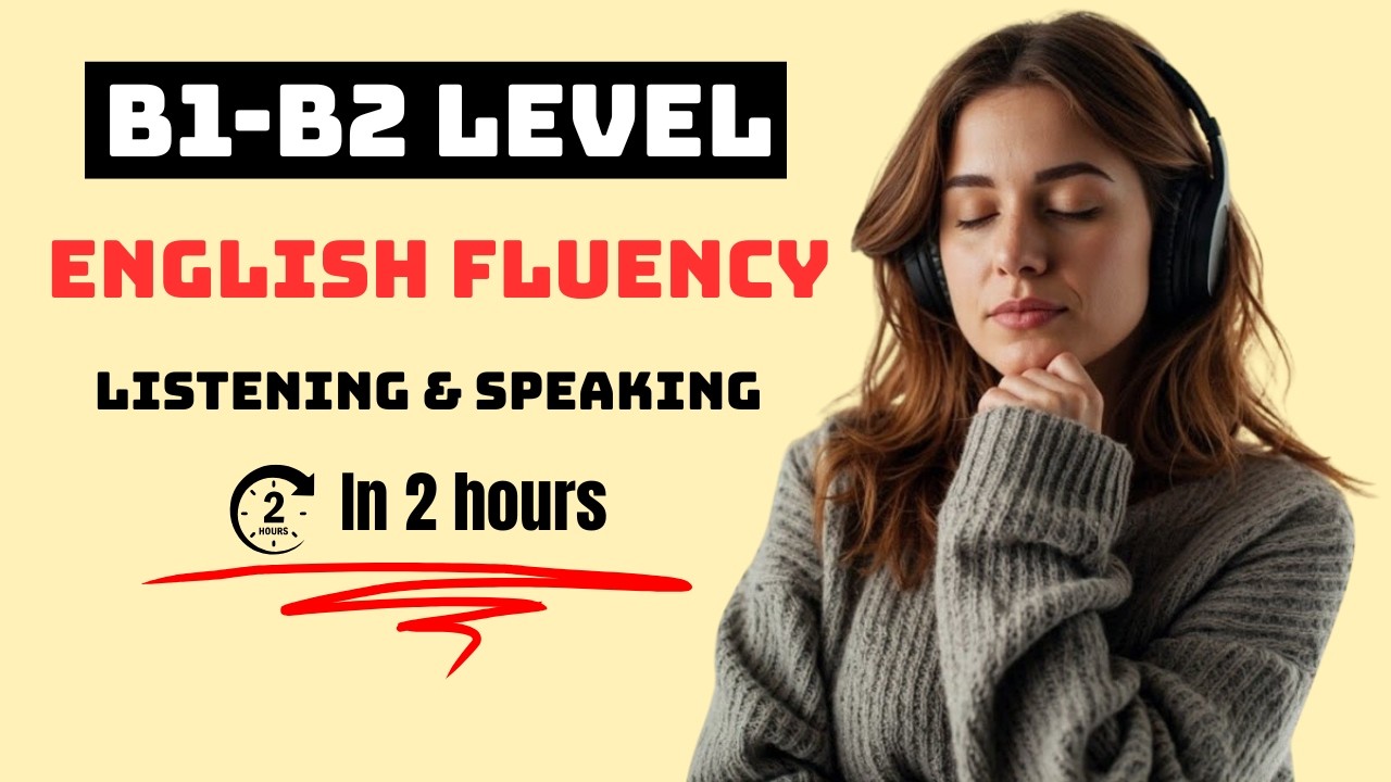 B1–B2 English Fluency Practice  Daily Listening & Speaking Podcast