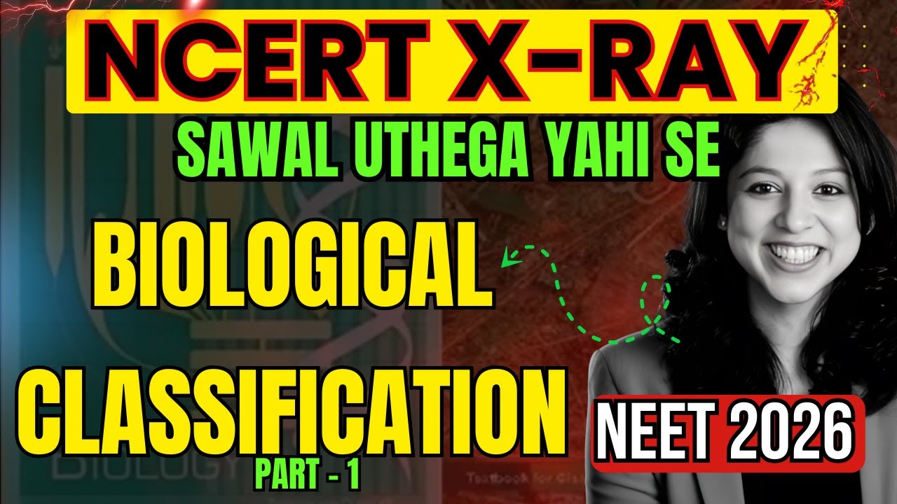 Biological Classification PART - 1: NCERT Marking for NEET 2026 | Biology By Dr. Vani Sood