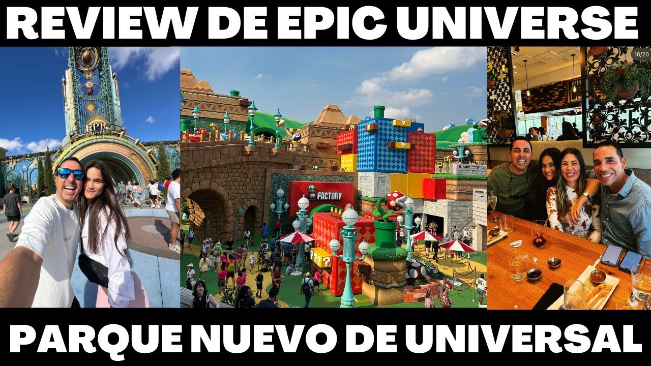 REVIEW DE EPIC UNIVERSE (PARQUE NUEVO DE UNIVERSAL) | VLOG 421 | Alejandro Gil