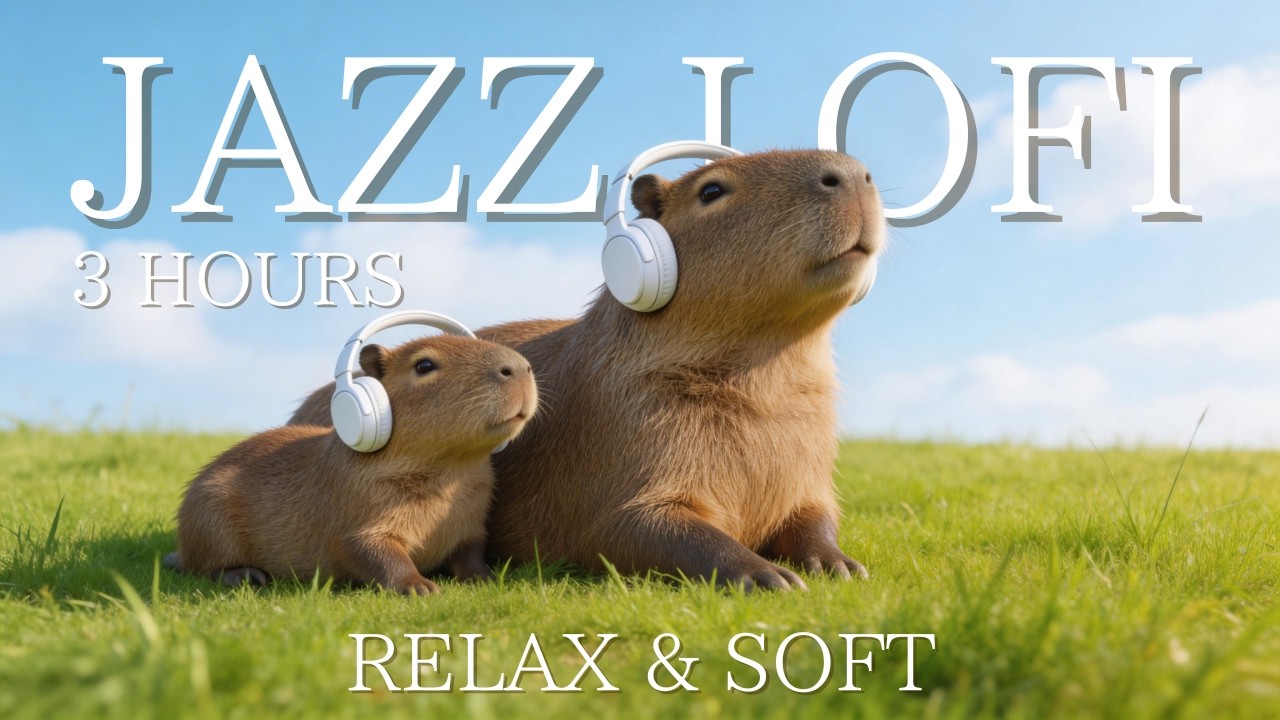 Playlist | Capybara Study Room 📚 3 Hours of Lofi Beats for Deep Focus & Max Productivity (3HOUR)